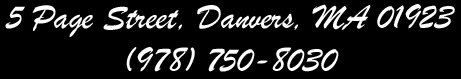 5 Page Street, Danvers, MA 01923, (978) 750-8030